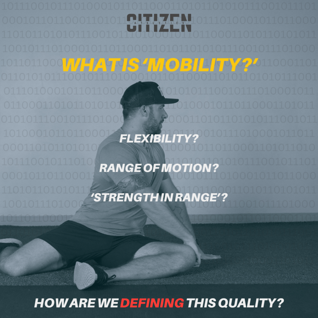 Mobility. Why Did This Become So Complicated? - Citizen Athletics